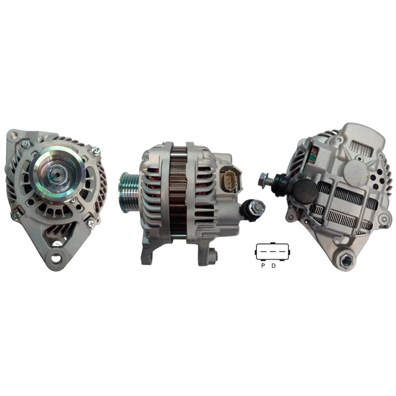 [A2TG1391] ALTERNADOR MAZDA 2 1.3 1.5 2007 MAZDA 3 1.6 2009 12V 90AMP 3PINES P: 6PK T:MITSUBISHI V:INT