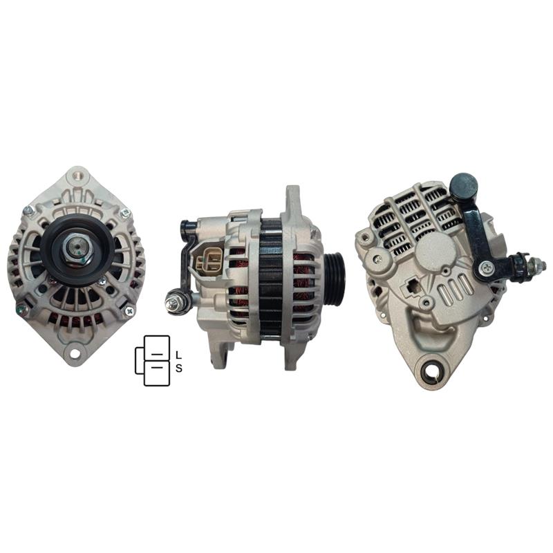 [fS05-18-300] ALTERNADOR MAZDA 626 1.8 2.0 1992-1997 MATSURI 2.0 1991-1997 12V 80AMP 2PINES P: 4PK T:MITSUBISHI V:INT