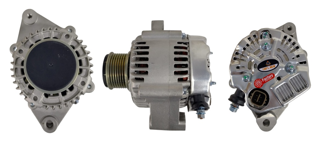ALTERNADOR TOYOTA HILUX 2.5 01-15 LANDCRUISER PRADO 3.0 02-09 VIGO 2.5 06-12 12V 90AMP 4PINES P:7PK T:NIPODENSO V:INT (GA866)