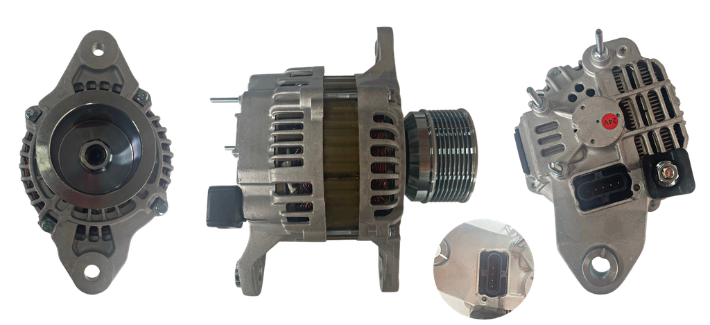 ALTERNADOR MITSUBISHI 24V 130AMP 100MM P: 8PK A004TR5891, 21041846, 20243