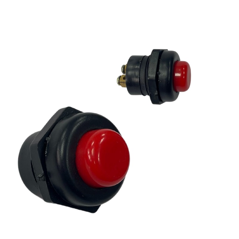 [WA70296,] SWITCH BOTON PULSADOR PITO ROJO 2 TERMINALES