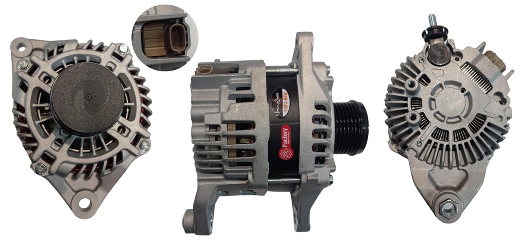 ALTERNADOR NISSAN URBAN NV350 SEÑAL C - S - L 12V 155AMP 3PINES P:7PK T:MITSUBISHI