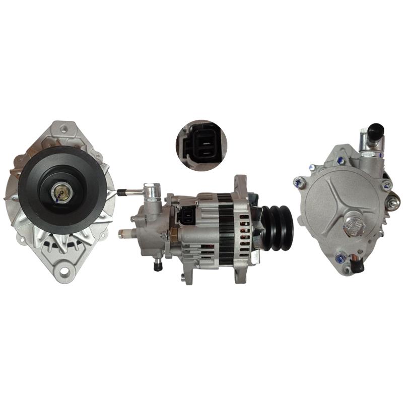 [LR180-510] ALTERNADOR CHEVROLET NPR 2001 12V 90A 2 PINES BOMBA GRANDE POLEA TRIPLE HITACHI NEW