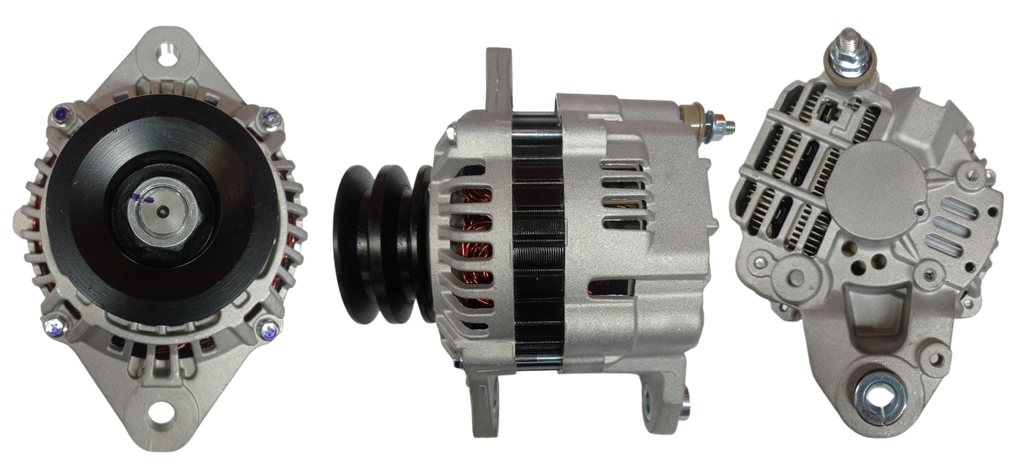 [LS11124] ALTERNADOR MITSUBISHI CANTER FUSO 4D34 24V 55AMP PIE A PIE 80MM 2PINES P: 2V T: MITSUBISHI V: INT (GA808)