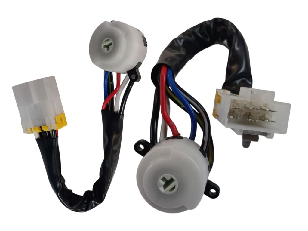[K981082410] RAMAL DE ENCENDIDO NISSAN FRONTIER, PLASTICO 2 OREJAS CON CABLE Y CONECTOR 6 PINES.