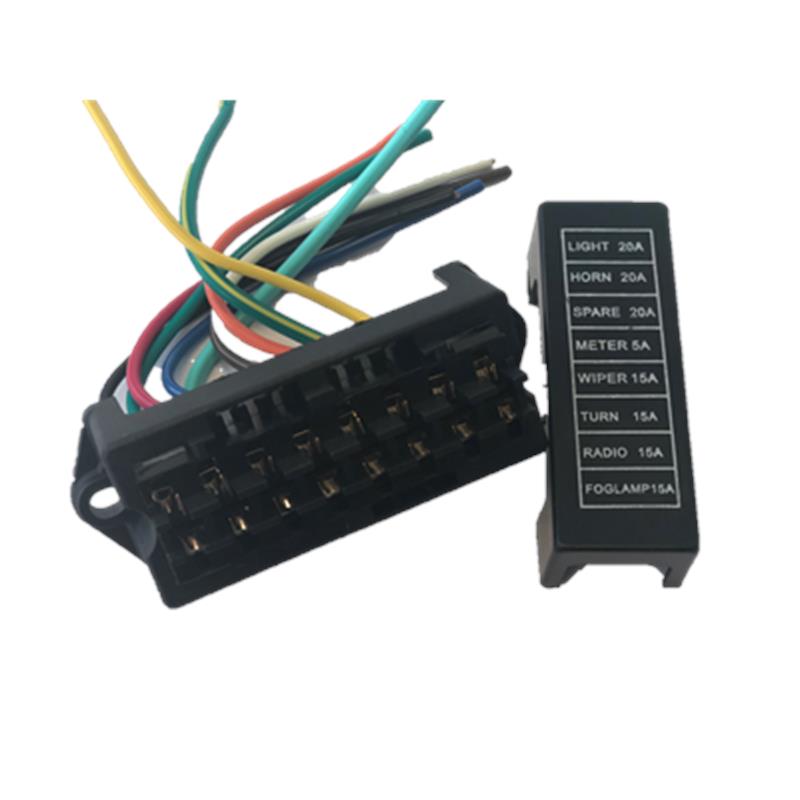 [SQ-788,34602] CONECTOR CAJA PORTA FUSIBLE ATO X 8P CON CABLE