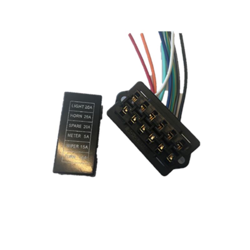 [SQ-787,34601] CONECTOR CAJA PORTA FUSIBLE ATO X 6P CON CABLE