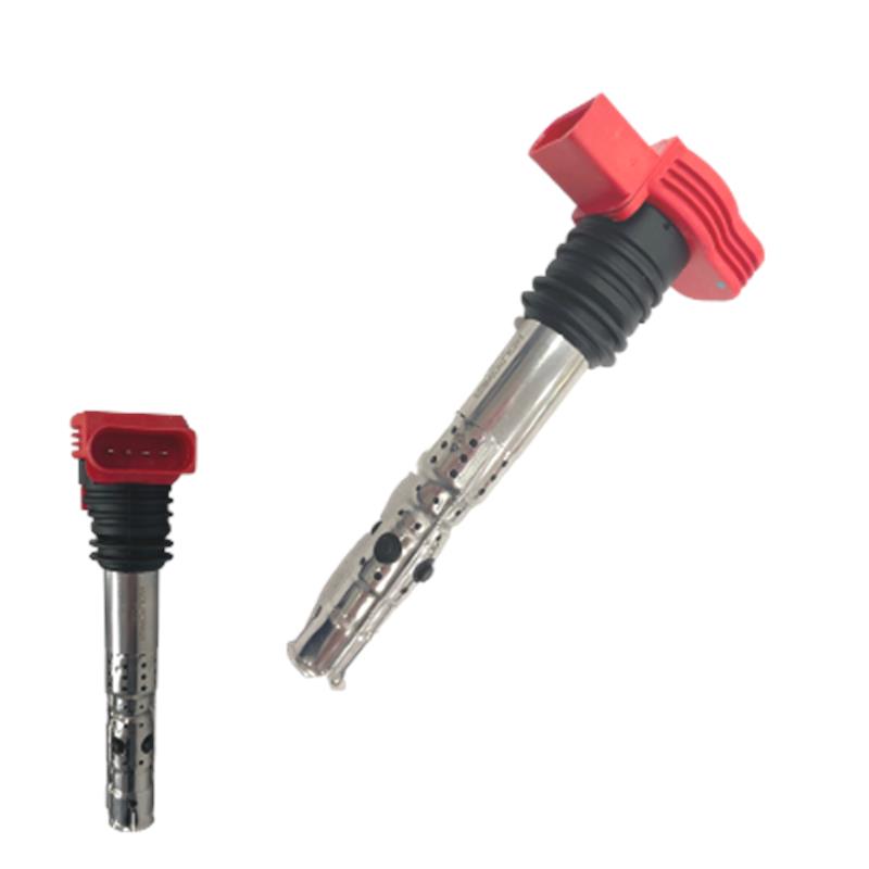 BOBINA ENCENDIDO VW VOLKSWAGEN JETTA 1.8L 01-05 BORA 1.8 AUDI 3 4 P SD-5012 GC4115 SD-5011  SD-5012 LEIG042 LEIG151  ROJA