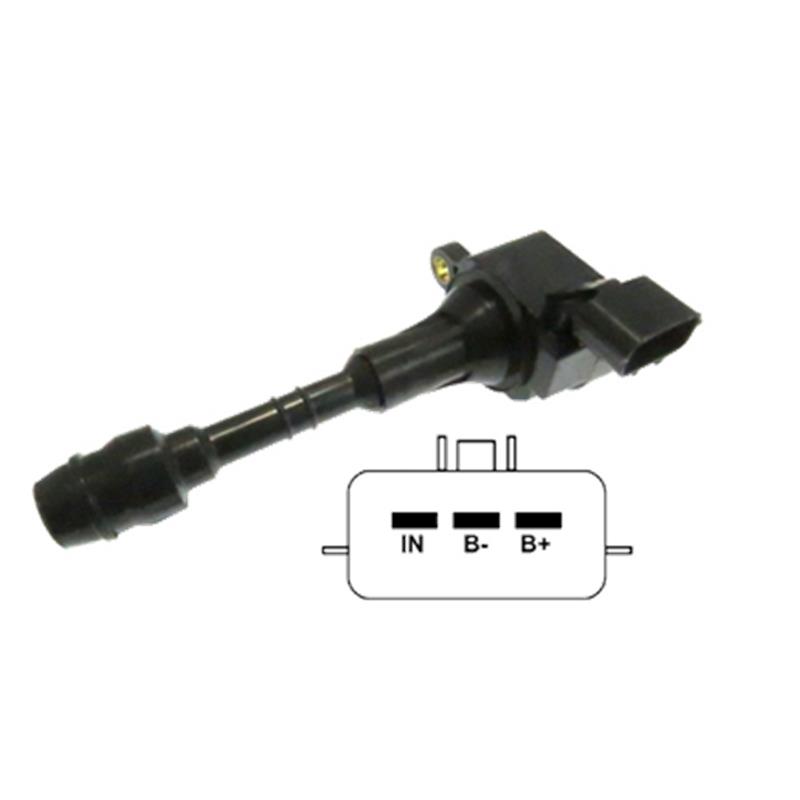 [RUF349,UF349] BOBINA ENCENDIDO NISSAN PATHFINDER 01 13 MURANO 03 08 QUEST 04 09 XTERRA 05 15 3 P GC4566 SD-5161  LEIG221