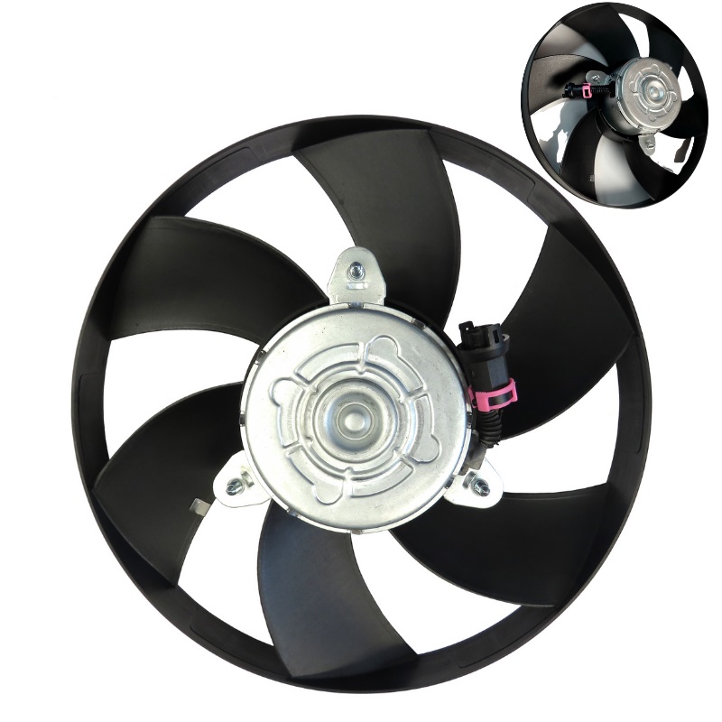 [6K0 959 455A] MOTOVENTILADOR SEAT IBIZA 1.6 VW VOLKSWAGEN POLO 1.6 1.8 6ASPAS Ø MOTOR100MM HORARIO P288W ASPIRA Ø HELICE300MM CON AIRE