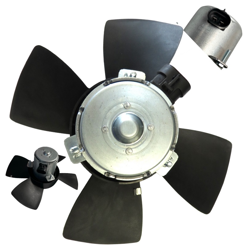 MOTOVENTILADOR CHEVROLET CORSA 1.4 96-02 4ASPAS Ø MOTOR76MM HORARIO P155W ASPIRA Ø HELICE275MM SIN AIRE