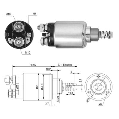 AUTOMATICO AGRALE 914 12V TIPO BOSCH