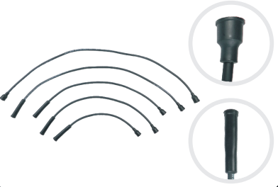 [3000412] CABLE ENCENDIDO MAZDA 626 ASAHI NUEVA RAZA 1986-1990 2.0L