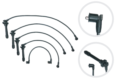 [3000519] CABLE ENCENDIDO NISSAN SENTRA B -14  ALMERA SLXA JAPON 1.6 MOD. 9