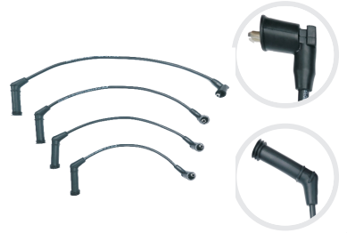 CABLE ENCENDIDO HYUNDAI ATOS - SANTRO 4 CABLES  2002 - 2012  1.0L - 1.1L  12V