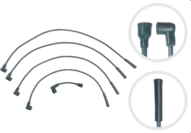 [3001003] CABLE ENCENDIDO MITSUBISHI MONTERO PICK UP MOTOR 4G54 1996-1998 2.4L