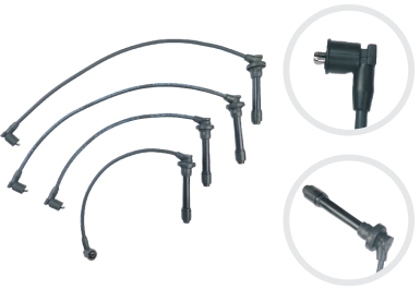 [3002702] CABLE ENCENDIDO HONDA CIVIC DX - HX  1997 - 2000  1.6L  16V