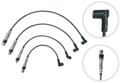 [3003252] CABLE ENCENDIDO VOLKSWAGEN FOX CROSS  2004 - 2010  1.6L  8V  VW JETTA GOLD 1.6 FOX VOYAGE F00099C125