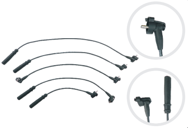 [7001604] CABLE ENCENDIDO TOYOTA HILUX 22R  1993 - 2000  2.4L