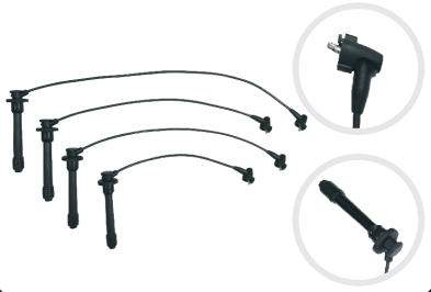 [7001614] CABLE ENCENDIDO TOYOTA PRADO GX 1999-2007 2.7L 16V, PRADO SUMO 2002-2009 2.7L 16V