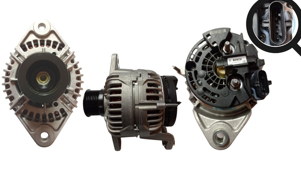 ALTERNADOR VOLVO RENAULT HD10LPB 24V 150AMP 1986A01035 (0124655102)