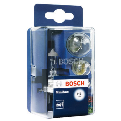 [MINI BOX] MINI BOX CONTIENE KIT H7 P21W + R5W + T4W + FUSIBLE 1X10A 1X15A 1X20A
