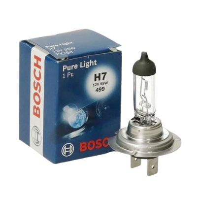 [64210] BOMBILLO HALOGENO H7 PX26D 12V 55W FARO PURE LIGHT OEM CAJA UNIDAD 64210 GL19 12972
