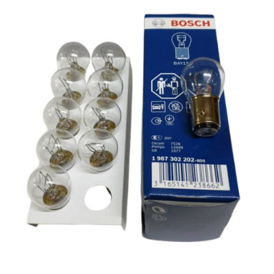 BOMBILLO MINIATURA 1034 BAYD15D 12V 215W LUZ FRENO PURE LIGHT OEM CAJA X 10 302814 7528 1077 GL1034 12499
