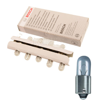 [2662] BOMBILLO MINIATURA 53 BA9S T4W 12V 4W LUZ TABLERO ECO LINE STD CAJA X 10 1987302817 2662 GL0053
