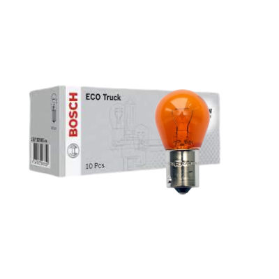 [7510] BOMBILLO MINIATURA 1141 BAU15S PY21W 24V 21W DIRECCIONAL AMBAR ECO TRUCK PIN DIAGONAL STD CAJA X 10 7510 GL1056B 13496