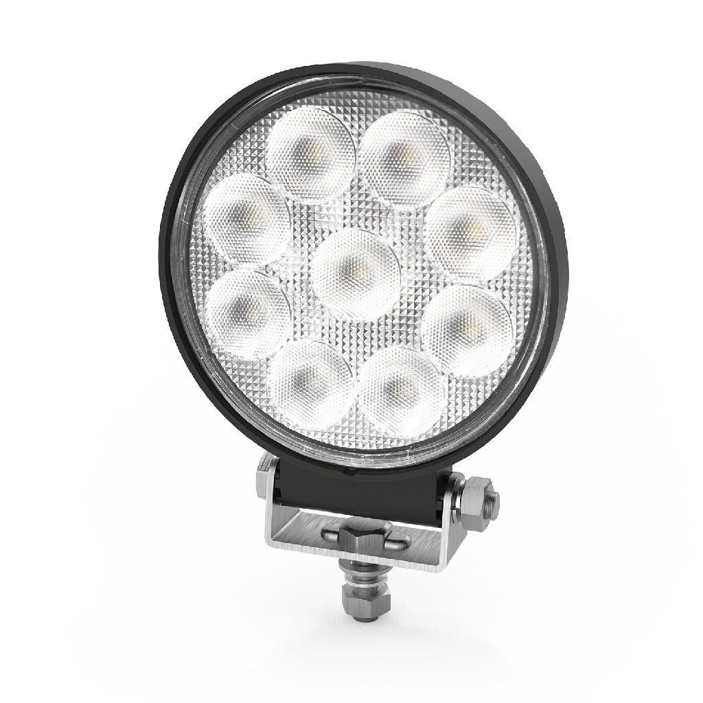 LÁMPARA REDONDA 9 LEDS 1500 LUMENS 12-24V